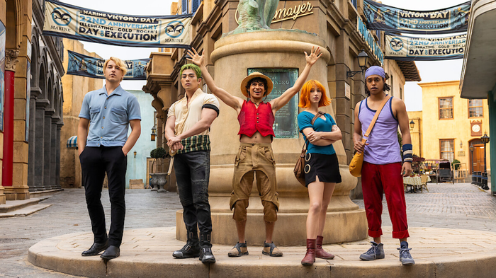 5 thành viên chính của băng hải tặc Mũ Rơm live action mùa 2 - Ảnh: NETFLIX