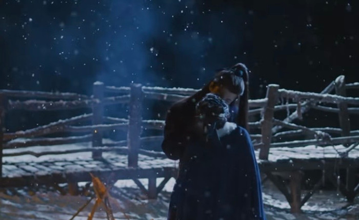 Đoạn video phân cảnh hôn trong Trục Ngọc hút tới triệu view trên các diễn đàn (Ảnh: Weibo).