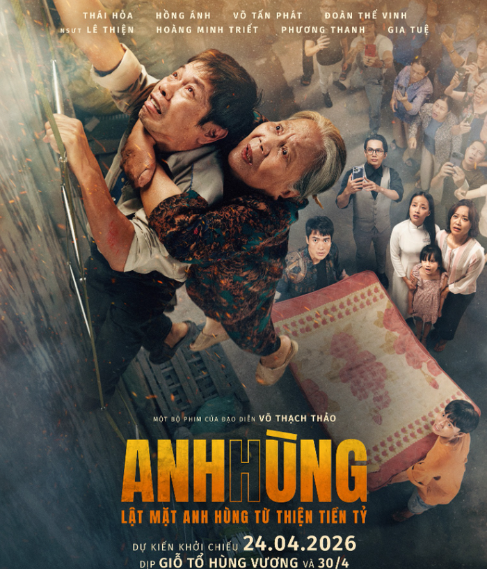 Poster chính thức của phim Anh Hùng vừa được ê-kíp công bố