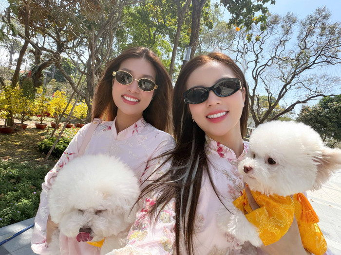 Đoàn Thiên Ân và Kỳ Duyên thường dành thời gian rảnh rỗi để ở bên nhau. Ảnh: FBNV