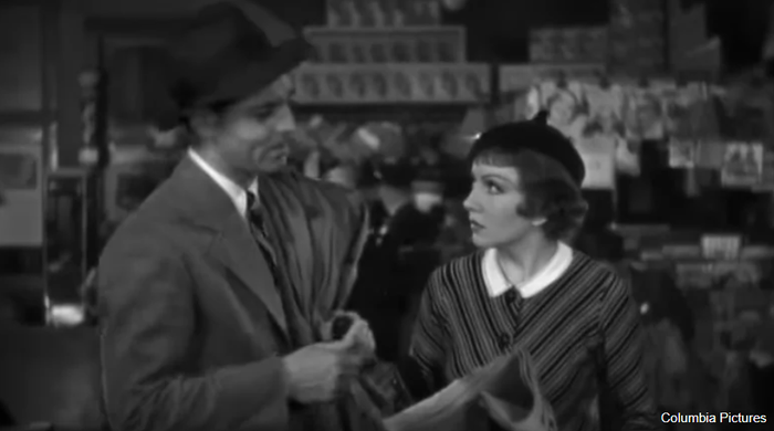 Clark Gable và Claudette Colbert trong It Happened One Night (1934)