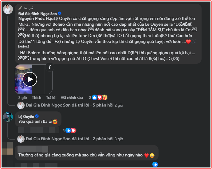 Danh ca Ngọc Sơn nhận xét về Lệ Quyên Ảnh 2