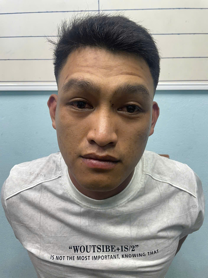 Đối tượng Nguyễn Đăng Trọng tại cơ quan Công an&nbsp;