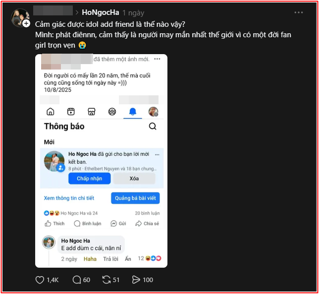 Hồ Ngọc Hà bình luận 'năn nỉ' khán giả, lý do khiến ai cũng bất ngờ Ảnh 1
