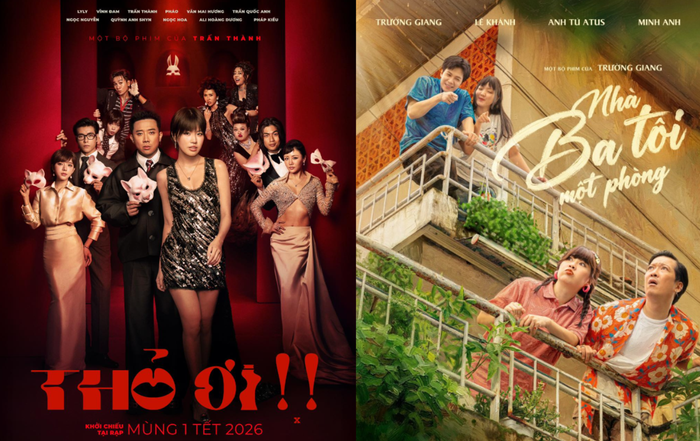 Trấn Thành và Trường Giang &nbsp;“làm mưa làm gió” tại phòng vé dịp đầu năm 2026.&nbsp;