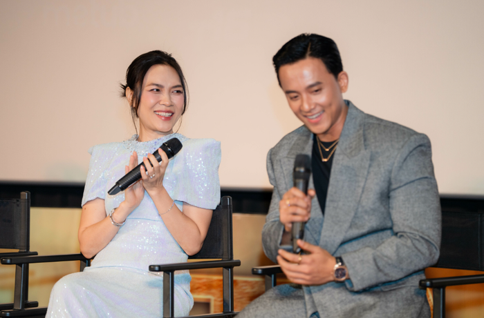 Mỹ Tâm và Mai Tài Phến tại sự kiện ra mắt phim Tài, thu hút sự chú ý của truyền thông