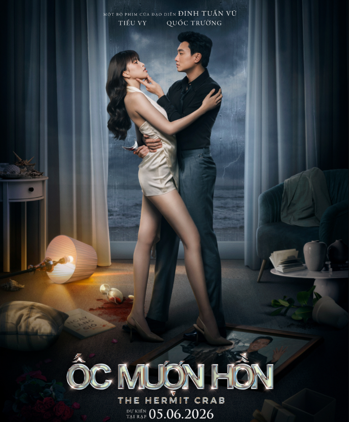 Quốc Trường lần đầu đóng cặp cùng Tiểu Vy trong Ốc Mượn Hồn.&nbsp;