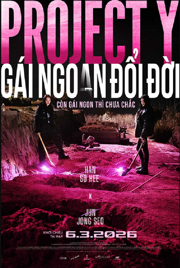 Project Y dự kiến khởi chiếu tại rạp toàn quốc vào ngày 27/03/2026.&nbsp;