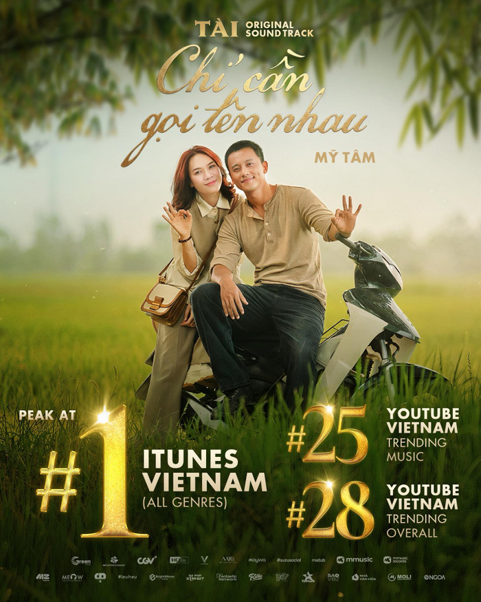 Ca khúc OST Chỉ Cần Gọi Tên Nhau đạt thành tích ấn tượng.&nbsp;