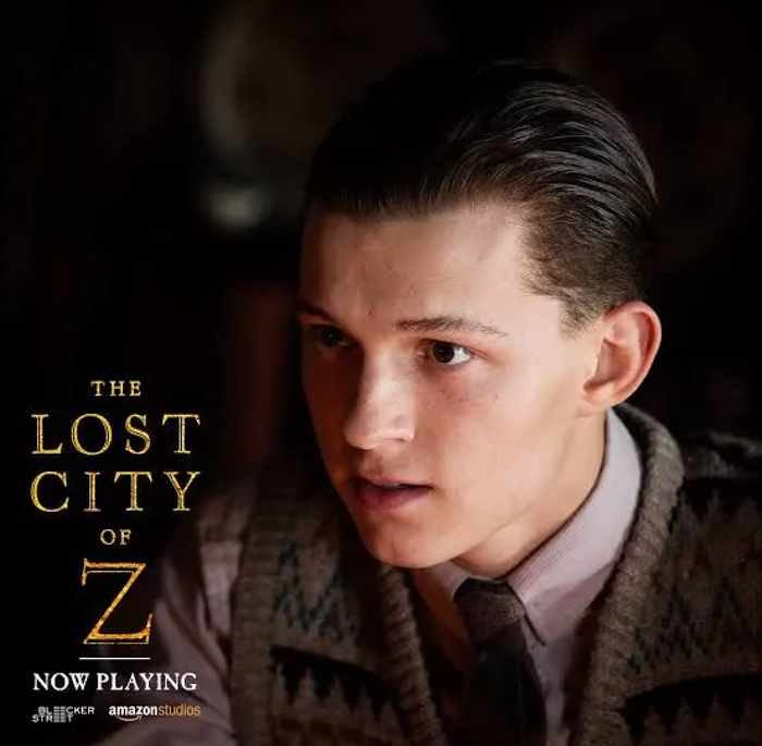 Tạo hình của Tom Holland trong The Lost City Of Z.&nbsp;
