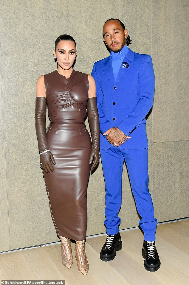 Kim Kardashian và Lewis Hamilton đang tận hưởng mối quan hệ tình cảm mặn nồng. Ảnh: Shutterstock