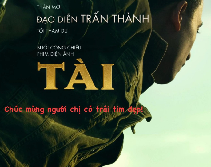 Trấn Thành không ngần ngại gọi Mỹ Tâm là 'người chị có trái tim đẹp' khi chia sẻ thiệp mời công chiếu phim Tài. Ảnh: FBNV