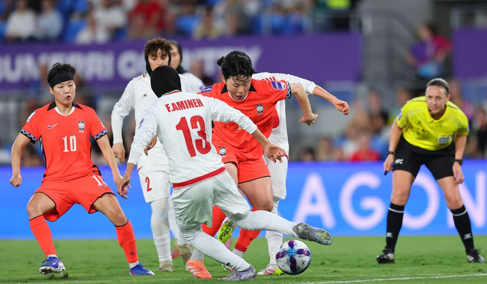 Hàn Quốc đã có khởi đầu thuận lợi tại AFC Women’s Asian Cup Australia 2026 khi vượt qua một Iran thi đấu đầy quyết tâm. Ảnh: AFC