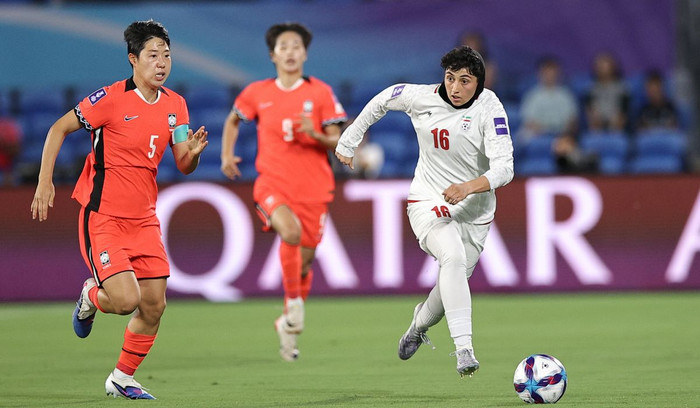Iran thua 0-3 trước Hàn Quốc. Ảnh: AFC