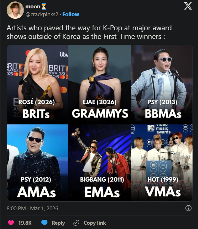 Chiến thắng của Rosé khiến BTS bị lôi vào tranh cãi Ảnh 3