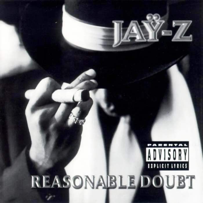Ảnh bìa album 'Reasonable Doubt' của Jay-Z năm 1996.