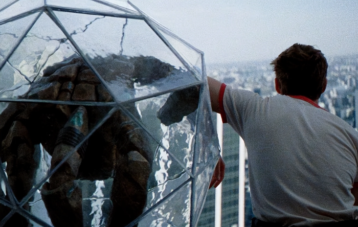 Hình ảnh sinh vật ngoài hành tinh (Rocky) với thiết kế năm chi độc đáo và lớp vỏ cứng như đá. - Ảnh: Baidu