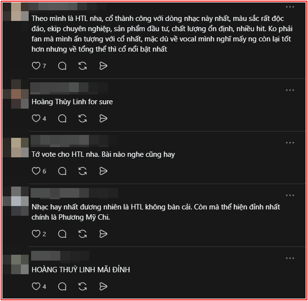 Hoàng Thùy Linh 'out trình' Hòa Minzy và Phương Mỹ Chi? Ảnh 4