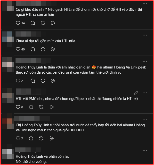 Hoàng Thùy Linh 'out trình' Hòa Minzy và Phương Mỹ Chi? Ảnh 2