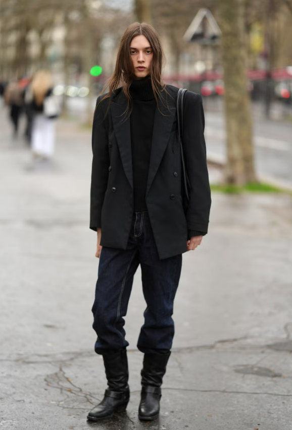 Cách phối đồ sành điệu với bốt và quần jeans năm 2026 Ảnh 5