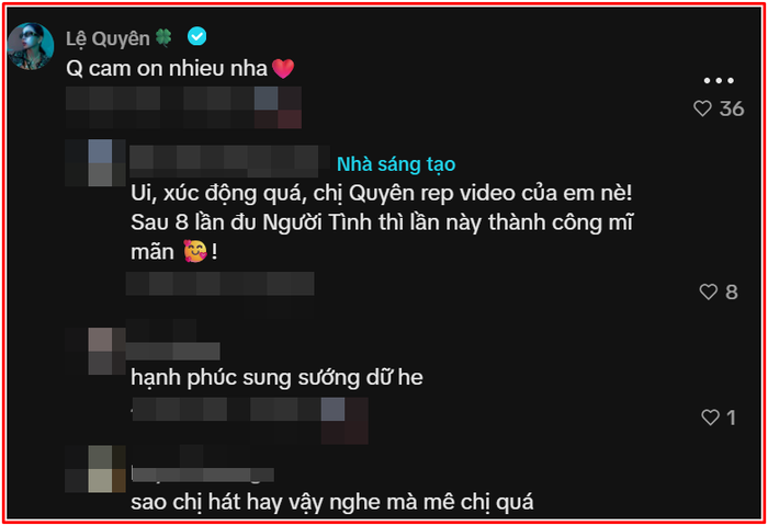 Khán giả đăng clip nhận xét về Lệ Quyên, nữ ca sĩ để lại bình luận gây chú ý Ảnh 2