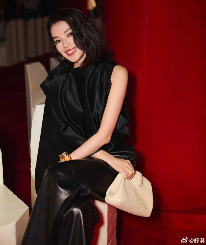 Thư Kỳ được đạo diễn Vương Tinh ra sức bảo vệ trong thời gian đầu mới bước vào làng giải trí. Ảnh: Weibo