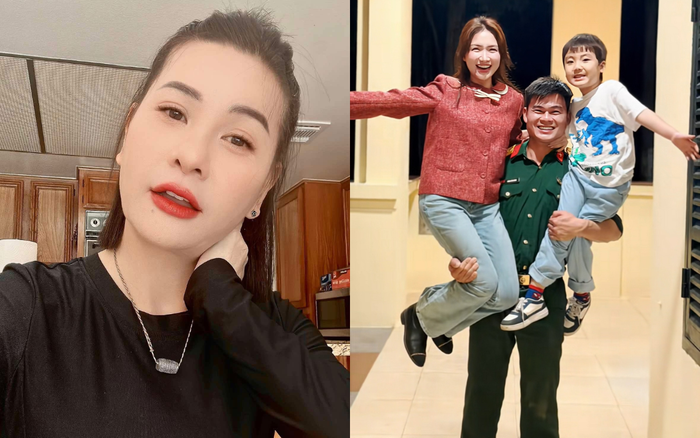 Cát Phượng vui lây khi chứng kiến khoảnh khắc hạnh phúc của gia đình Hòa Minzy. Ảnh: FBNV