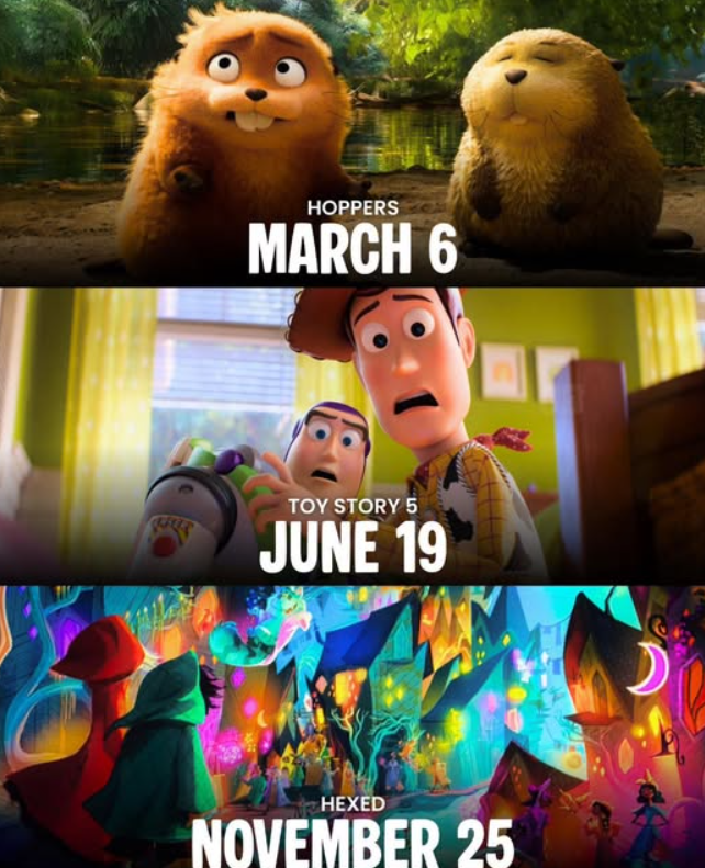 Bộ ba Hoppers, Toy Story 5 và Hexed được kỳ vọng giúp Disney trở lại đường đua Oscar 2027