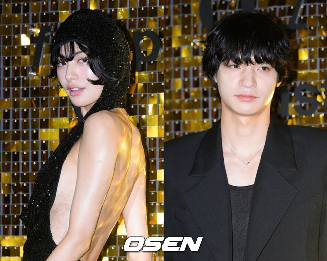 Nana và người mẫu kém 6 tuổi được khen đẹp đôi. Ảnh: OSEN