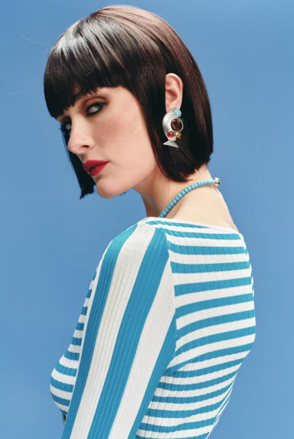 Khuyên tai Pesce. Ảnh: Harpers Bazaar