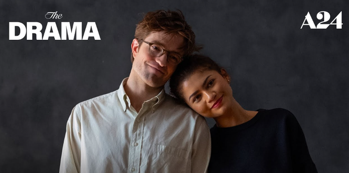 Zendaya và Robert Pattinson trong The Drama, cặp đôi trung tâm của câu chuyện.