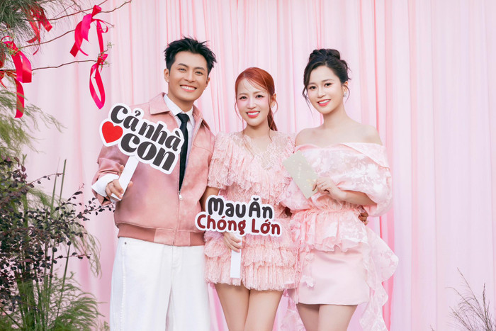 Lâm Vỹ Dạ tham gia tiệc thôi nôi của con gái Gin Tuấn Kiệt và Puka.