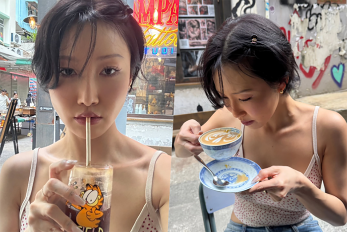 Nữ ca sĩ Hwasa khoe vẻ đẹp rạng ngời trong loạt ảnh mới.