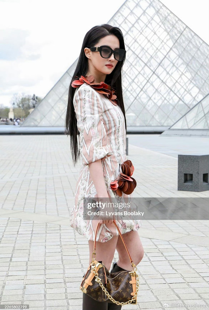 Lưu Diệc Phi ăn diện cá tính khi tham gia Tuần lễ thời trang Paris. Ảnh: Gettyimages