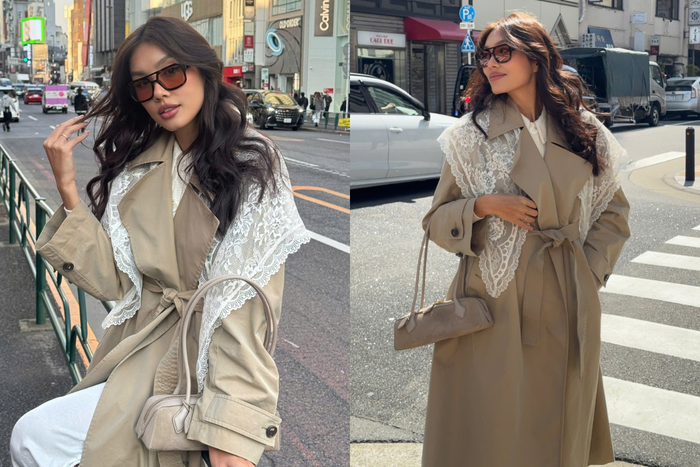 Hình ảnh Thảo Nhi Lê trên phố Tokyo. Ảnh: FBNV