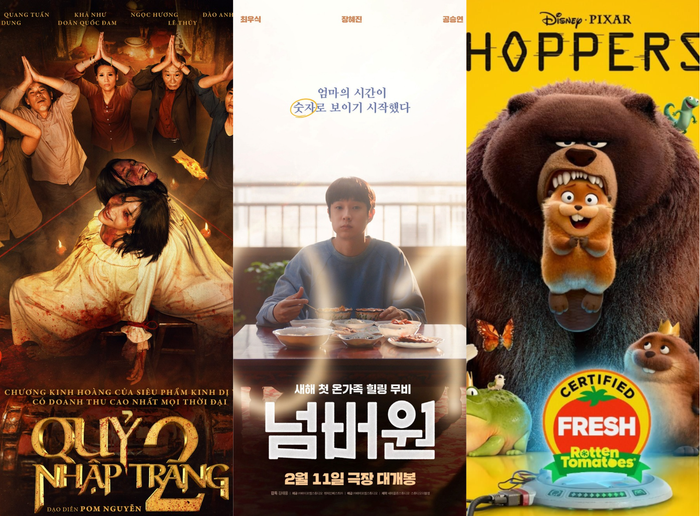 Top 3 bộ phim đang dẫn đầu phòng vé Việt ngày 25/3.