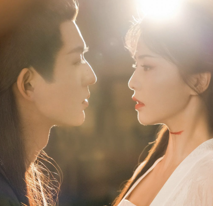 Bạch Lộc và Trương Lăng Hách với những phân cảnh ngược tâm trong siêu phẩm Ninh An Như Mộng. - Ảnh: Sohu