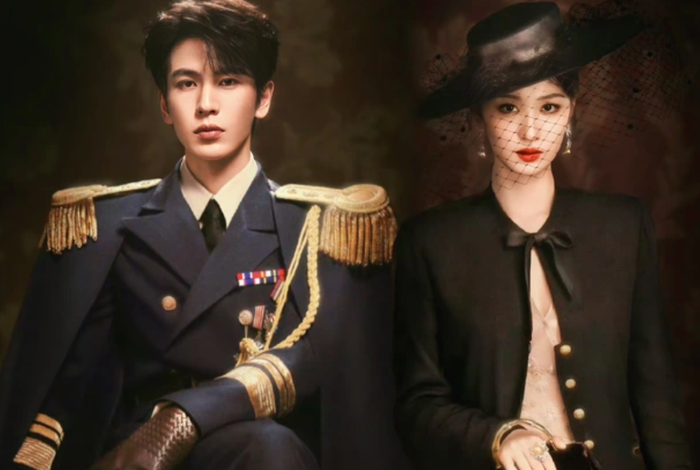 Visual sang trọng của cặp đôi Trương Lăng Hách và Vương Sở Nhiên trong bối cảnh dân quốc.