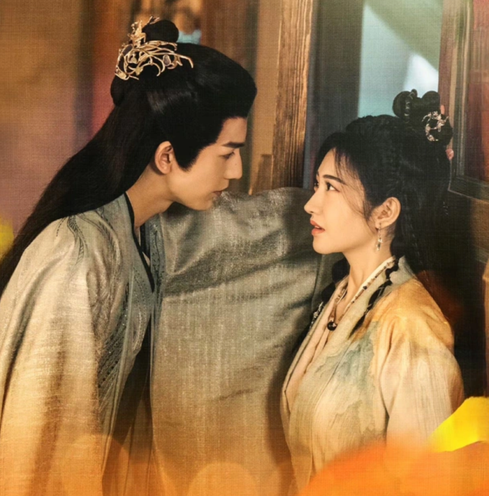 Trương Lăng Hách và Cảnh Điềm đều sở hữu nhan sắc thuộc hàng top giới giải trí - Ảnh: IQIYI