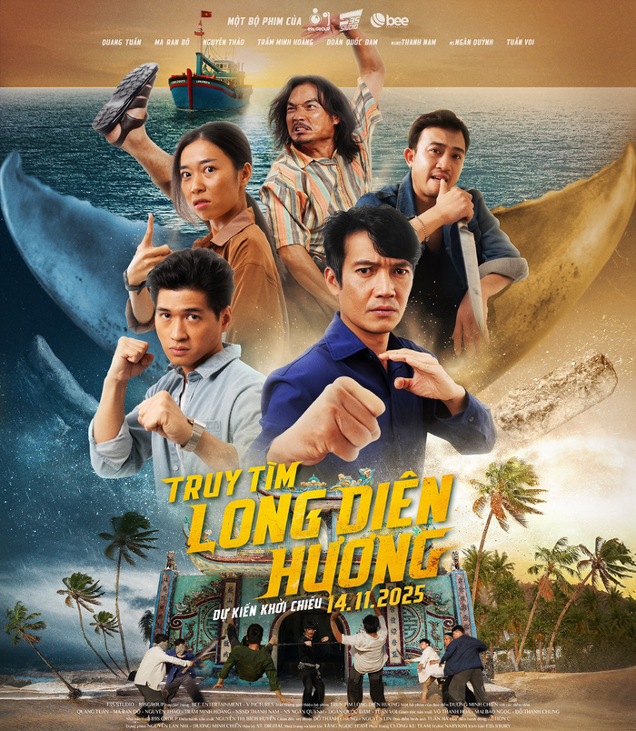 Cuộc truy đuổi nghẹt thở giành lấy báu vật đại dương trong siêu phẩm hành động Truy tìm Long Diên Hương. - Ảnh: NSX