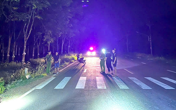 Hiện trường nơi bắt giữ đối tượng Bùi Văn Sơn.&nbsp;