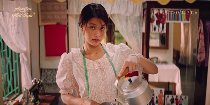 Tạo hình nhân vật của Thiên Ân trong phim mới.