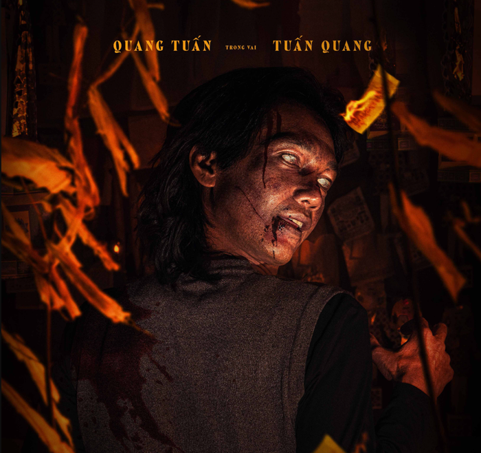 Quang Tuấn đầy ma mị trong tạo hình nhân vật chính của siêu phẩm kinh dị 127 tỷ đồng. - Ảnh: NSX
