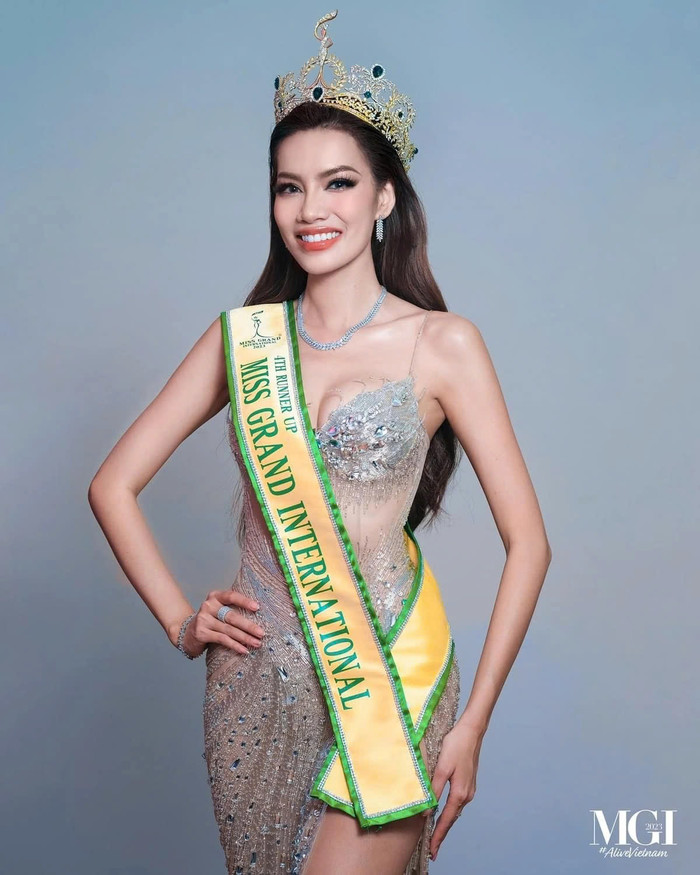 Người đẹp đạt danh hiệu Á hậu 4 Miss Grand International 2023. Ảnh: MGI