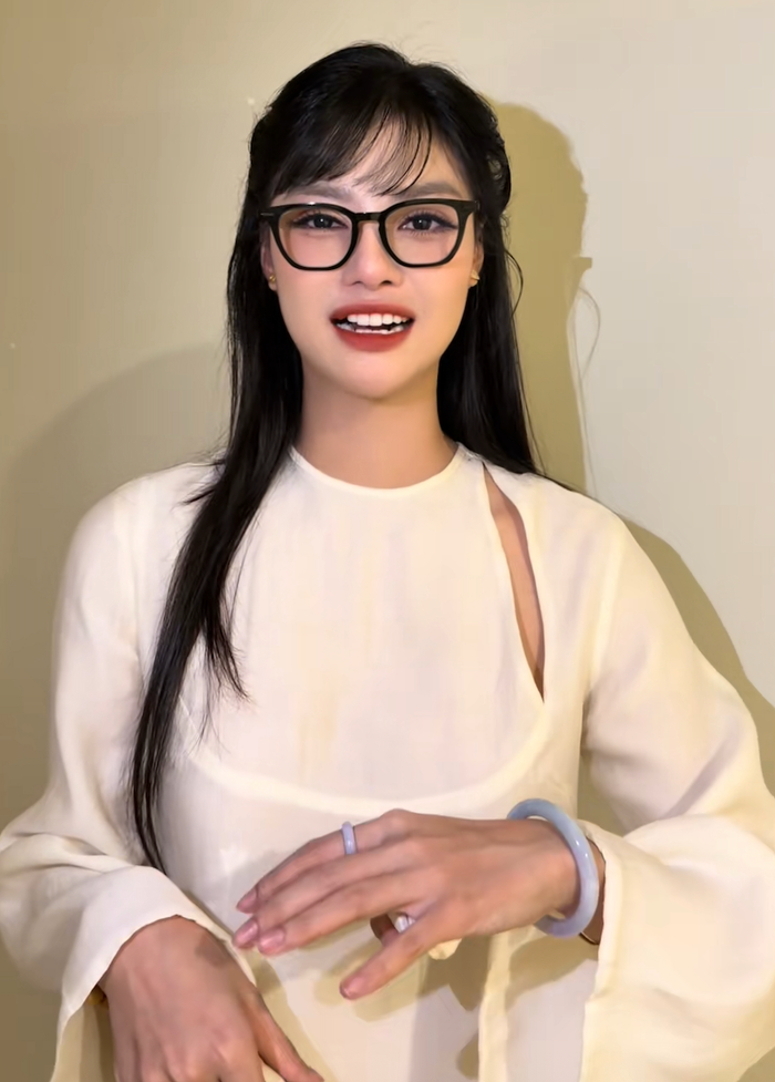 Á hậu Kiều Loan dành nhiều lời khen cho Đoàn Thiên Ân. Ảnh chụp màn hình