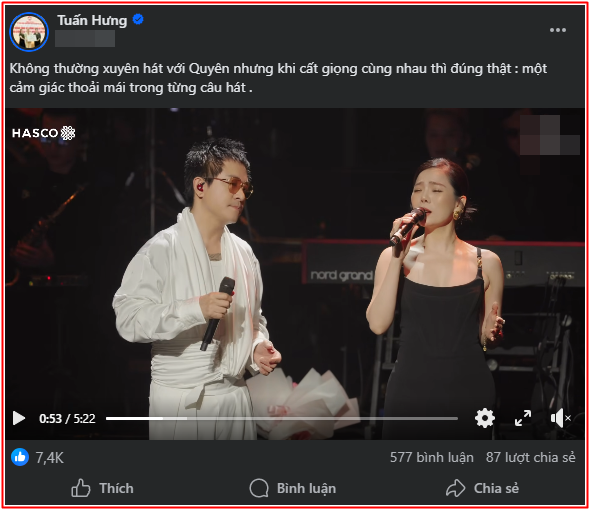 Tuấn Hưng dành cảm xúc đặc biệt cho Lệ Quyên Ảnh 1