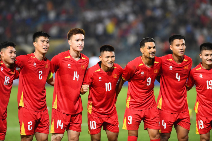 Tuyển Việt Nam chạy đà bằng chiến thắng 3-0 trước màn so tài với Malaysia. Ảnh: Hà Nội FC