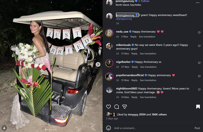 Doanh nhân Jeremy Jauncey dành tình cảm ngọt ngào cho người vợ của mình. Ảnh: IGNV