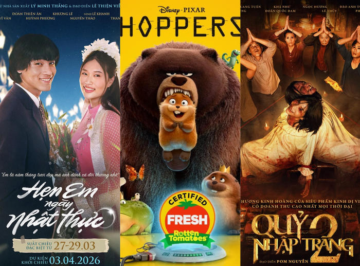 Top 3 phòng vé tính đến 10h ngày 27/3.&nbsp;