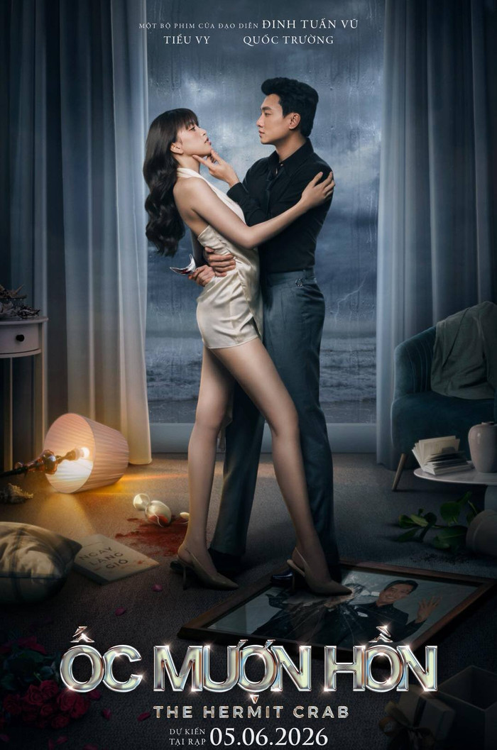 Quốc Trường và Tiểu Vy đóng cặp trong phim Ốc Mượn Hồn.